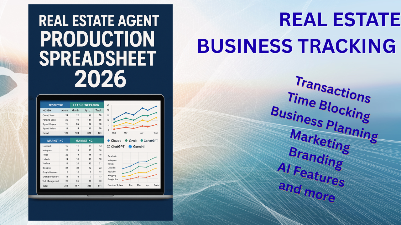 2026 Production Spreadsheet AI Enabled - One Time Purchase
